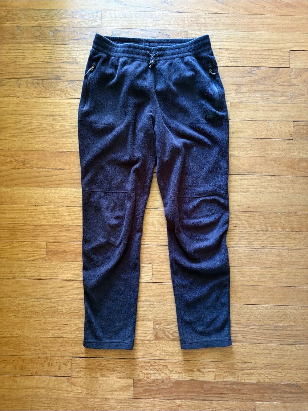 REI coop black fleece pants